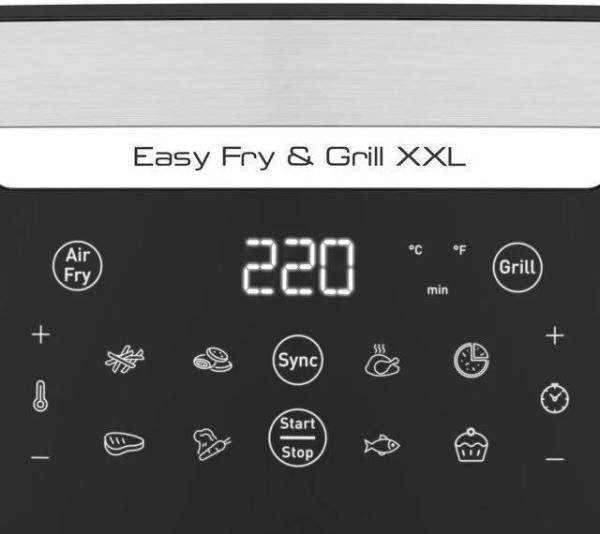 Tefal Easy Fry & Gril XXL EY801D15 horkovzdušná fritéza a gril 2 v 1,  1830 W,  6, 5 l,  technologie Extra Crisp,  černá4