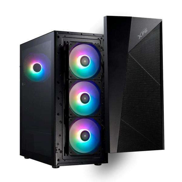 Adata XPG LANDER 500/ Midi Tower/ Transpar./ Čierna2
