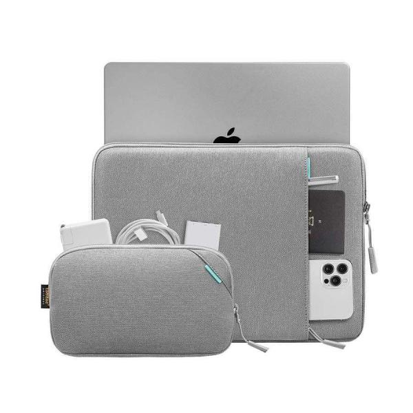 tomtoc Sleeve Kit - 13" MacBook Pro /  Air,  šedá2