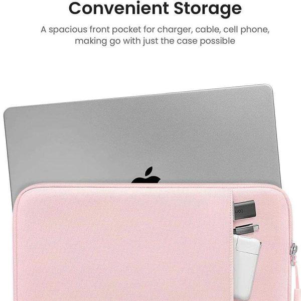 tomtoc Sleeve - 14" MacBook Pro,  růžová2