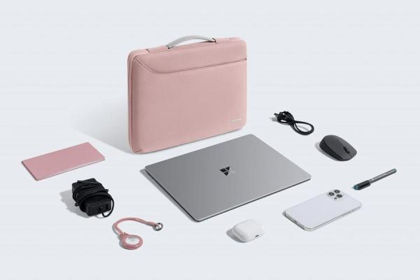 tomtoc Briefcase - 14" MacBook Pro,  růžová4