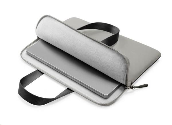 tomtoc Light-A21 Dual-color Slim Laptop Handbag,  13, 5 Inch - Gray0
