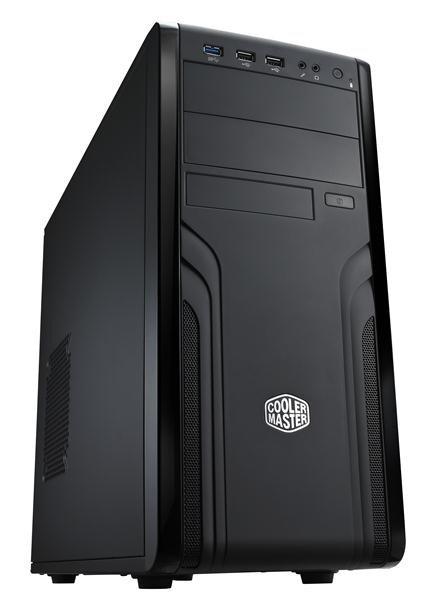 Skriňa Cooler Master Force 500, ATX, Mid Tower, čierna, bez zdroja