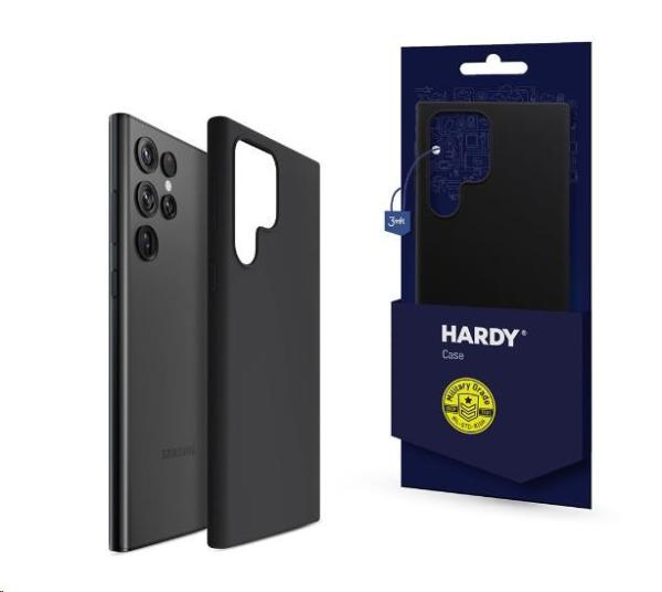 3mk ochranný kryt Hardy Android Silicone MagCase pro Samsung Galaxy S22 Ultra 5G,  černá