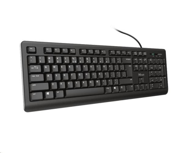 TRUST klávesnice PRIMO,  membránová,  USB,  HU1