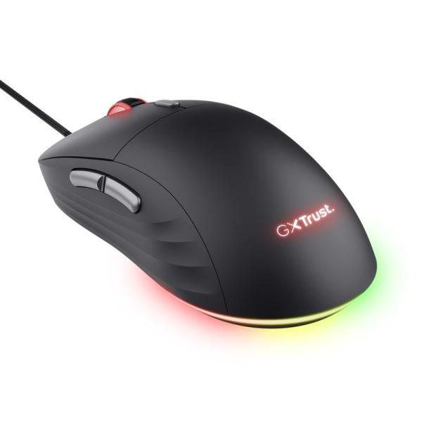 TRUST myš GXT925 Redex II Gaming Mouse, optická, RGB, černá1