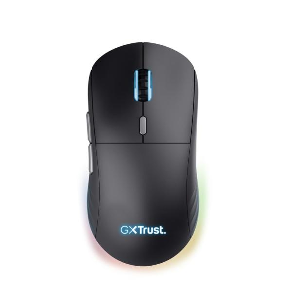TRUST myš GXT926 Redex II Gaming Mouse, Bezdrátová, laserová, RGB, černá2
