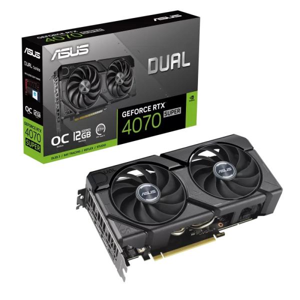 ASUS Dual GeForce RTX 4070 SUPER EVO/ OC/ 12GB/ GDDR6x