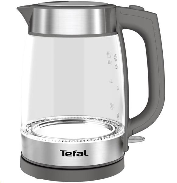 Tefal Glass KI740B30 rychlovarná konvice, 2200 W, automatické vypnutí, 1.7 l,  šedá1