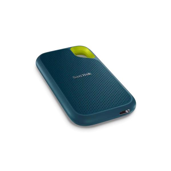 SanDisk externí SSD 1TB Extreme Portable,  (R1050 /  W1000MB/ s),  USB 3.2 světle modrá2