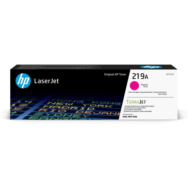 HP 219A Magenta Original LaserJet Toner Cartridge (1,200 pages)