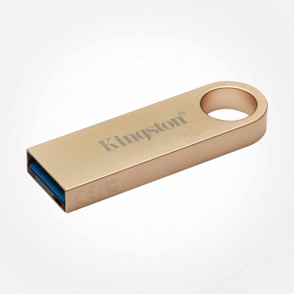 Kingston 128GB DataTraveler DTSE9,  3. Generace,  USB 3.2,  zlatá