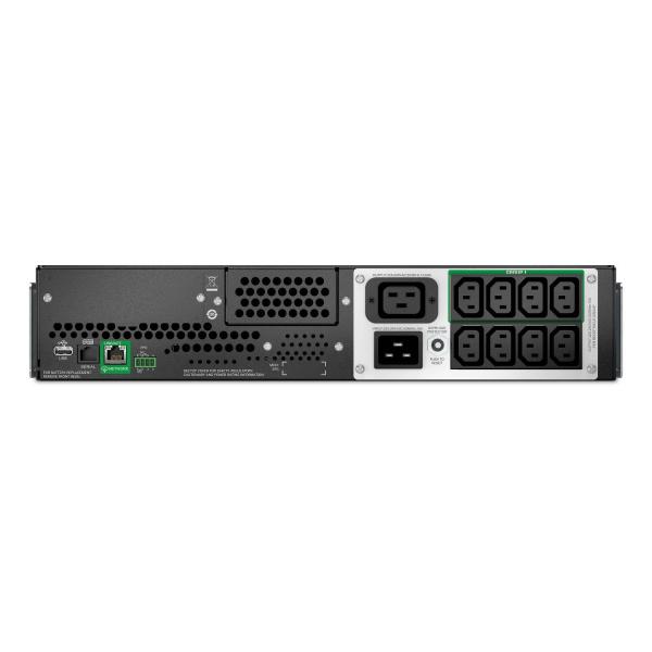 APC Smart-UPS Line Interactive 2200VA,  Lithium-ion,  Rack,  2U,  230V,  8x IEC C13 + 1x IEC C19,  SmartConnect,  AVR,  LCD1