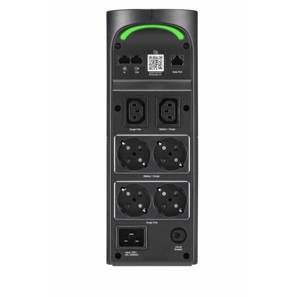 APC Back UPS Pro Gaming 2200VA,  6 Outlets,  AVR,  LCD Interface (1320W),  4x Schuko,  2x IEC C13,  černá (Midnight)2