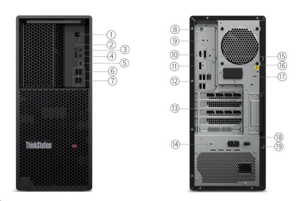 LENOVO PC ThinkStation/ Workstation P3 Tower - i9-13900, 32GB, 1TSSD, DP, HDMI, Intel UHD 770, Black, W11P, 3Y Onsite0