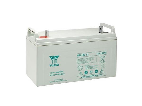 Baterie - YUASA NPL100-12/ FR (12V/ 100Ah - Oko M10),  životnost 12 let