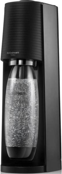 SodaStream Terra Black výrobník sody,  mechanický,  3x 1l láhev SodaStream Fuse,  bombička s CO2,  černý2