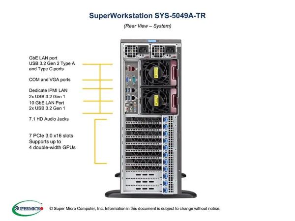 SUPERMICRO SuperWorkstation SYS-5049A-TR2