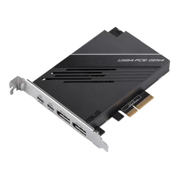 ASUS Rozšiřovací karta USB4 PCIe Gen4,  PCIe 4.0 x4,  2x USB4 Typ-C,  2x DP2