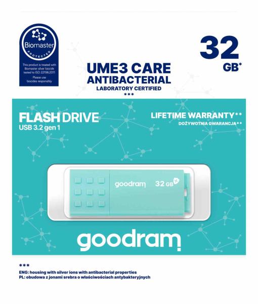 GOODRAM Flash Disk 2x32GB UME3,  USB 3.2 CARE0