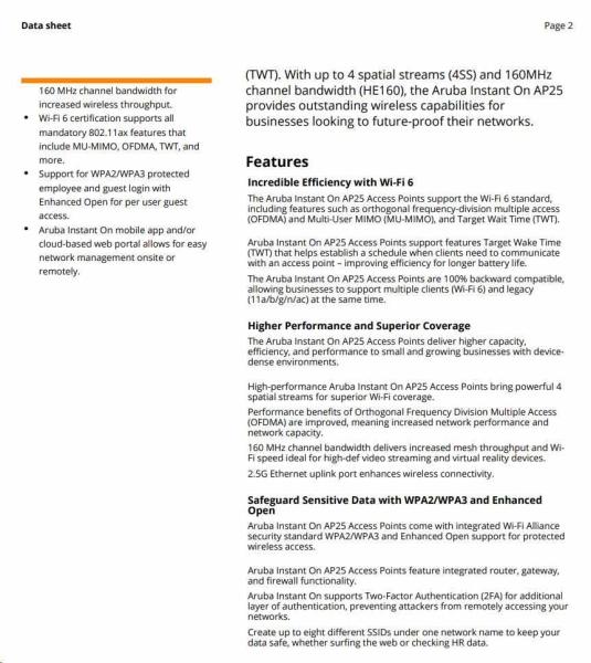 HPE Networking Instant On AP27 (RW) Dual Radio 2x2 Wi-Fi 6 Outdoor Access Point (Powered with a PoE injector)4