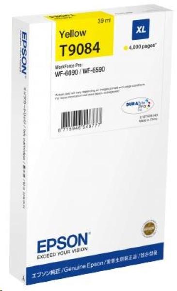 Atramentová kazeta EPSON WorkForce-WF-6xxx XL žltá 39 ml