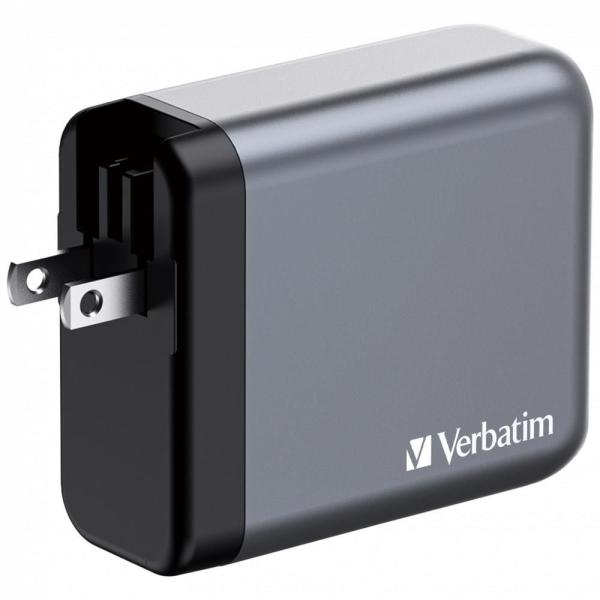 VERBATIM GaN Nabíječka do sítě GNC-100,  100W,  3x USB-C,  1x USB2