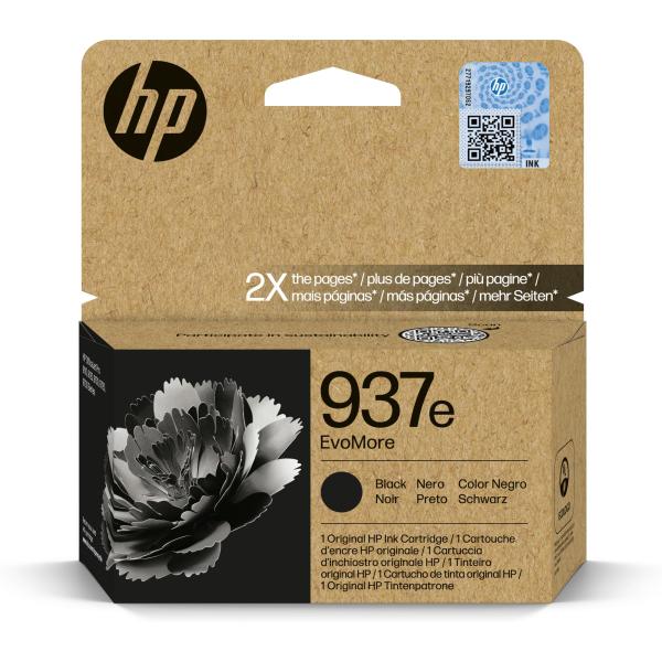 HP 937e EvoMore Black Original Ink Cartridge (2,500 pages)2