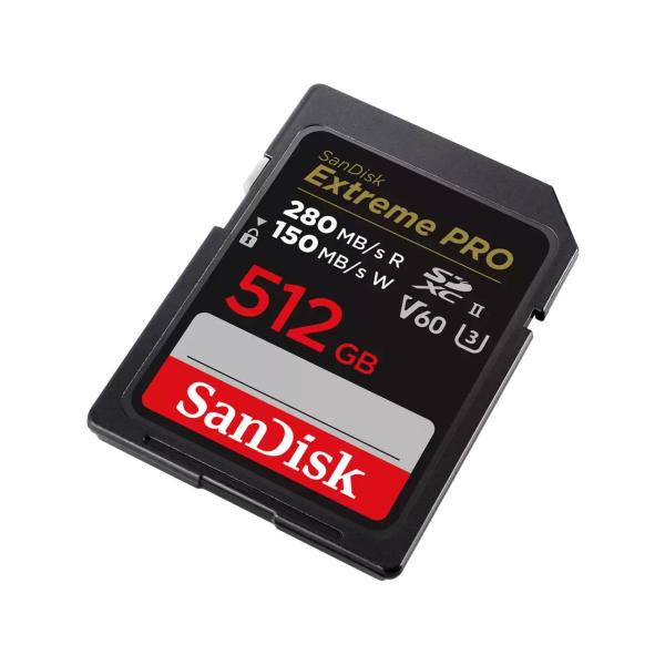 SanDisk MicroSDXC karta 512GB Extreme PRO (R:280/ W:150 MB/ s,  UHS-II,  V60)1