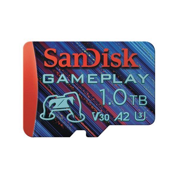 SanDisk MicroSDXC karta 1TB GamePlay (R:190/ W:130 MB/ s,  UHS-I,  V30,  A2)