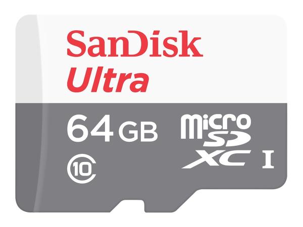 Karta SanDisk MicroSDXC 128 GB Ultra (80 MB/ s,  trieda 10 - balenie pre tablety,  Android) + adaptér