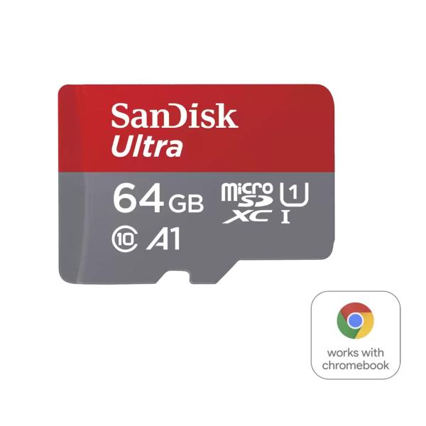 SanDisk MicroSDXC karta 64GB Ultra pro Chromebook (R:160/ W:260 MB/ s,  UHS I,  C10,  A1)