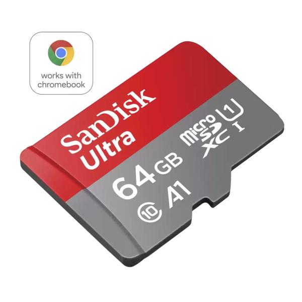 SanDisk MicroSDXC karta 64GB Ultra pro Chromebook (R:160/ W:260 MB/ s,  UHS I,  C10,  A1)1