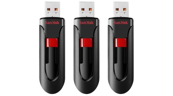 SanDisk Flash Disk 32GB Cruzer Glide,  USB 2.0,  Černá,  3 Pack