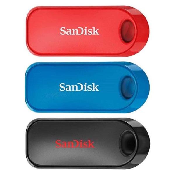 SanDisk Flash Disk 32GB Cruzer Snap,  USB 2.0,  3 Pack
