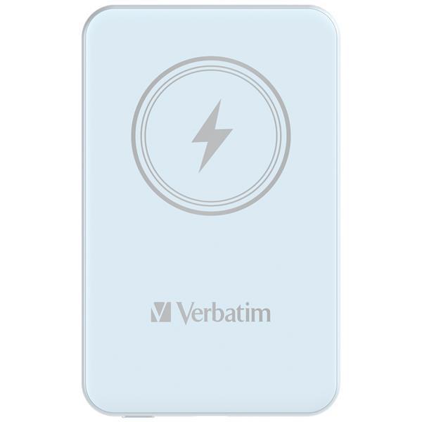 VERBATIM Powerbanka Charge &quot;n&quot; Go,  Magnetická,  5000 mAh,  USB-C,  Modrá