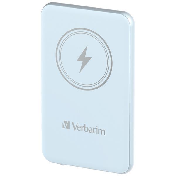 VERBATIM Powerbanka Charge &quot;n&quot; Go,  Magnetická,  5000 mAh,  USB-C,  Modrá1