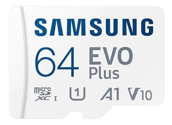 Karta Samsung micro SDXC 64GB EVO Plus + SD adaptér