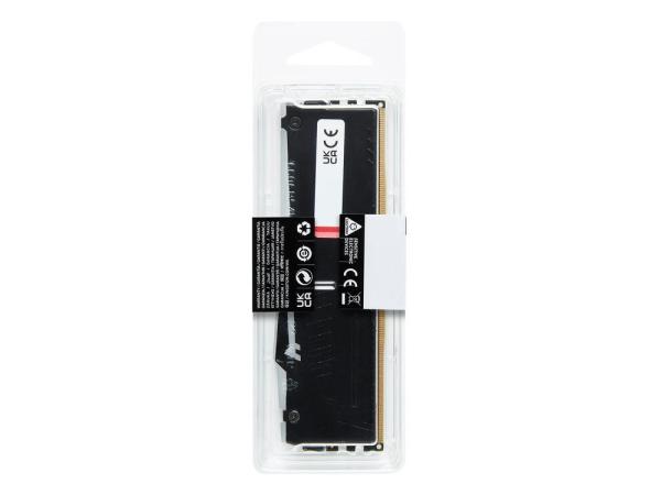 KINGSTON DIMM DDR5 16GB 6000MT/ s CL30 Non-ECC FURY Beast RGB XMP,  Černá5