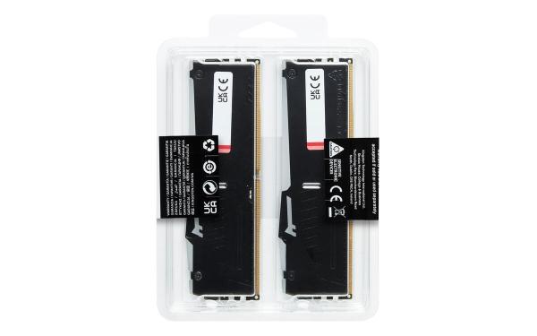 KINGSTON DIMM DDR5 32GB (Kit of 2) 6000MT/ s CL30 Non-ECC FURY Beast RGB XMP,  Černá3