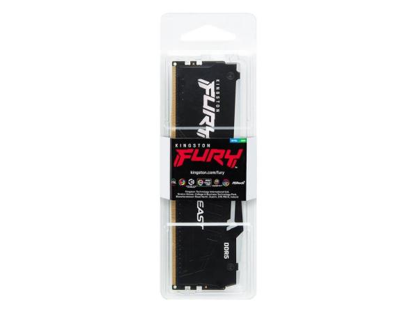 KINGSTON DIMM DDR5 16GB 6000MT/ s CL30 Non-ECC FURY Beast RGB EXPO,  Černá4