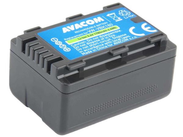 AVACOM náhradní baterie Panasonic VW-VBK180E-K Li-Ion 3.6V 1780mAh 6.4Wh