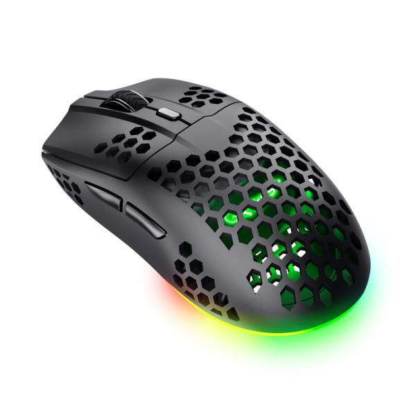 TRUST bezdrátová myš GXT 929 Helox Lightweight,  RGB,  Černá1