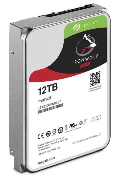 BAZAR - SEAGATE HDD IRONWOLF (NAS) 3, 5" - 12TB,  SATAIII,  ST12000VN0008,  recertified product2