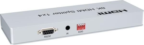PremiumCord HDMI 2.1 splitter 1-4 porty,  8K@60Hz,  4K@120Hz,  1080p,  HDR1