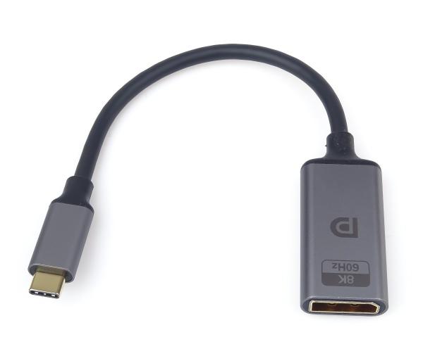 PremiumCord adaptér USB-C na DisplayPort DP1.4 Male/ Female 8K@60Hz a 4k@120Hz 20cm