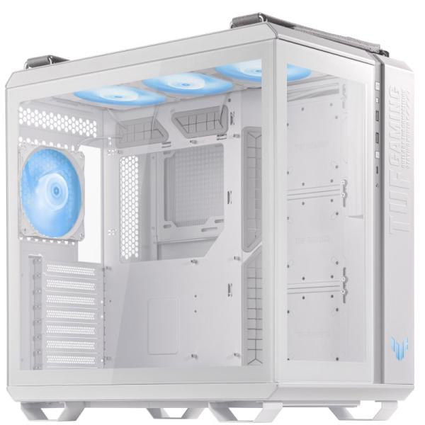 ASUS case TUF GAMING GT502 PLUS,  Mid Tower,  průhledná bočnice,  4x 120mm ARGB Fan,  bílá3