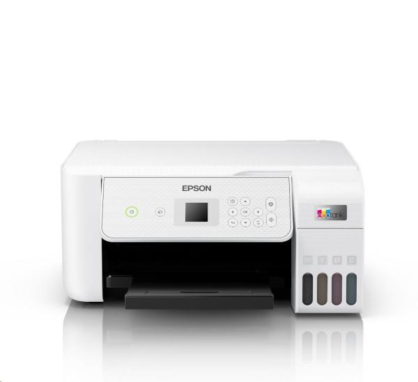 EPSON tiskárna ink EcoTank L3286,  5760x1440dpi,  A4,  33ppm,  USB,  Wi-Fi,  sken,  bílá