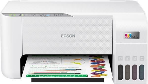 EPSON tiskárna ink EcoTank L3276,  5760x1440dpi,  A4,  33ppm,  USB,  Wi-Fi,  bílá