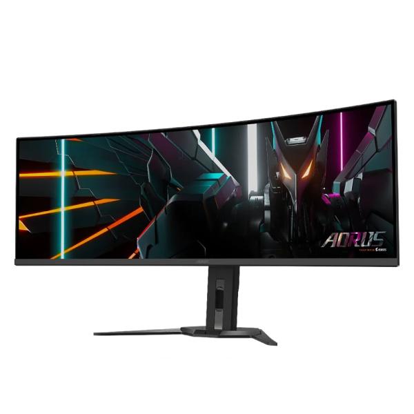 GIGABYTE LCD - 49" Gaming monitor AORUS CO49DQ,  OLED,  5120x1440 DQHD 32:9,  144Hz,  1.5M:1,  250cd/ m2,  0.03ms,  2xHDMI,  1xDP2